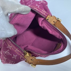 LOUIS VUITTON M95210 Monogram Denim Baggy GM Bag Shoulder Women's Pink