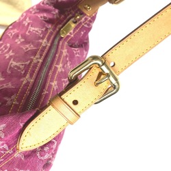 LOUIS VUITTON M95210 Monogram Denim Baggy GM Bag Shoulder Women's Pink