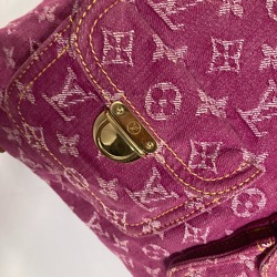 LOUIS VUITTON M95210 Monogram Denim Baggy GM Bag Shoulder Women's Pink