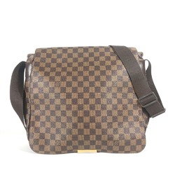 LOUIS VUITTON N45258 Damier Bastille Flap Shoulder Bag Canvas Men's Ebene Brown