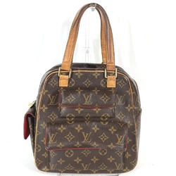 LOUIS VUITTON M51161 Monogram Excentric Cite Tote Bag Handbag Canvas Women's Brown