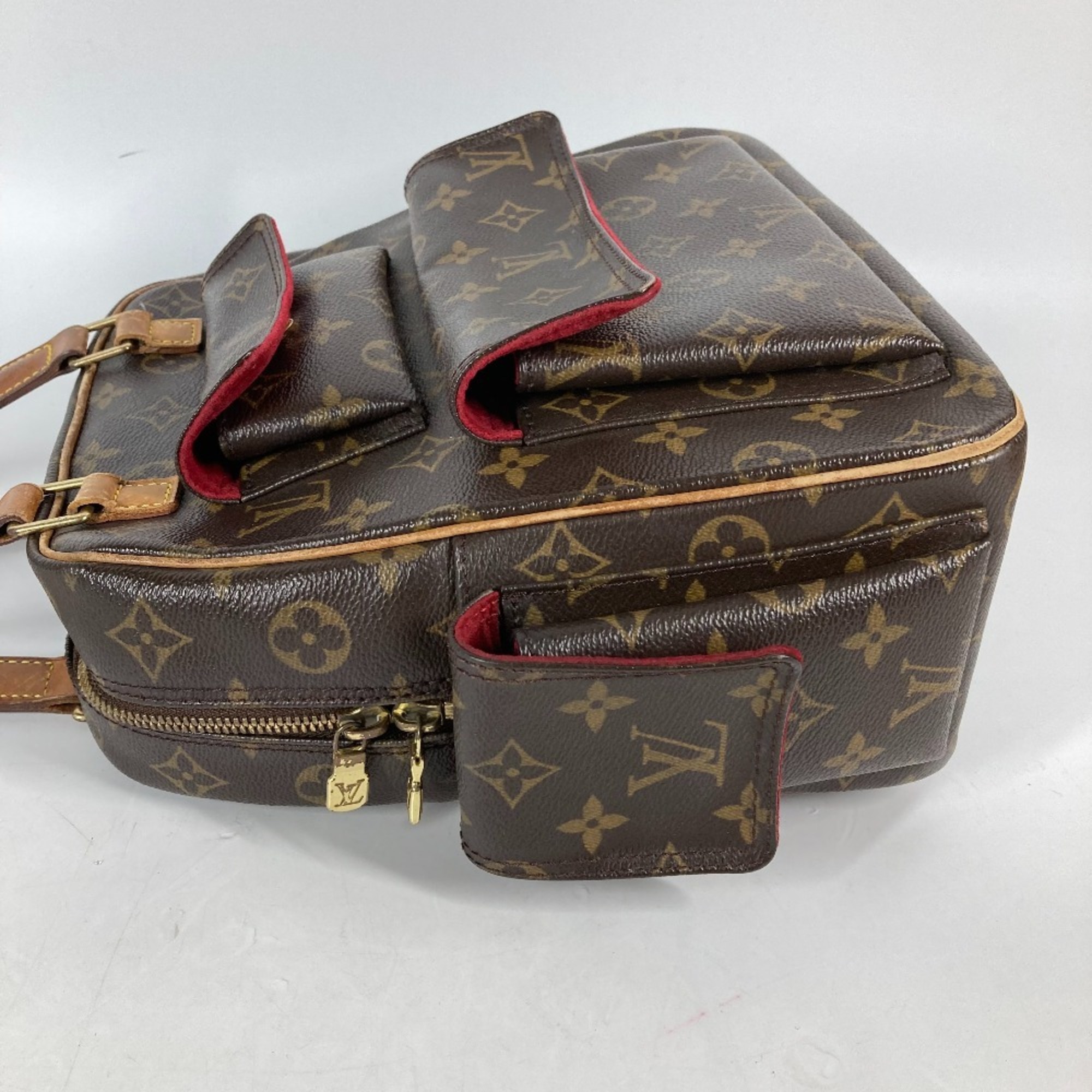 LOUIS VUITTON M51161 Monogram Excentric Cite Tote Bag Handbag Canvas Women's Brown