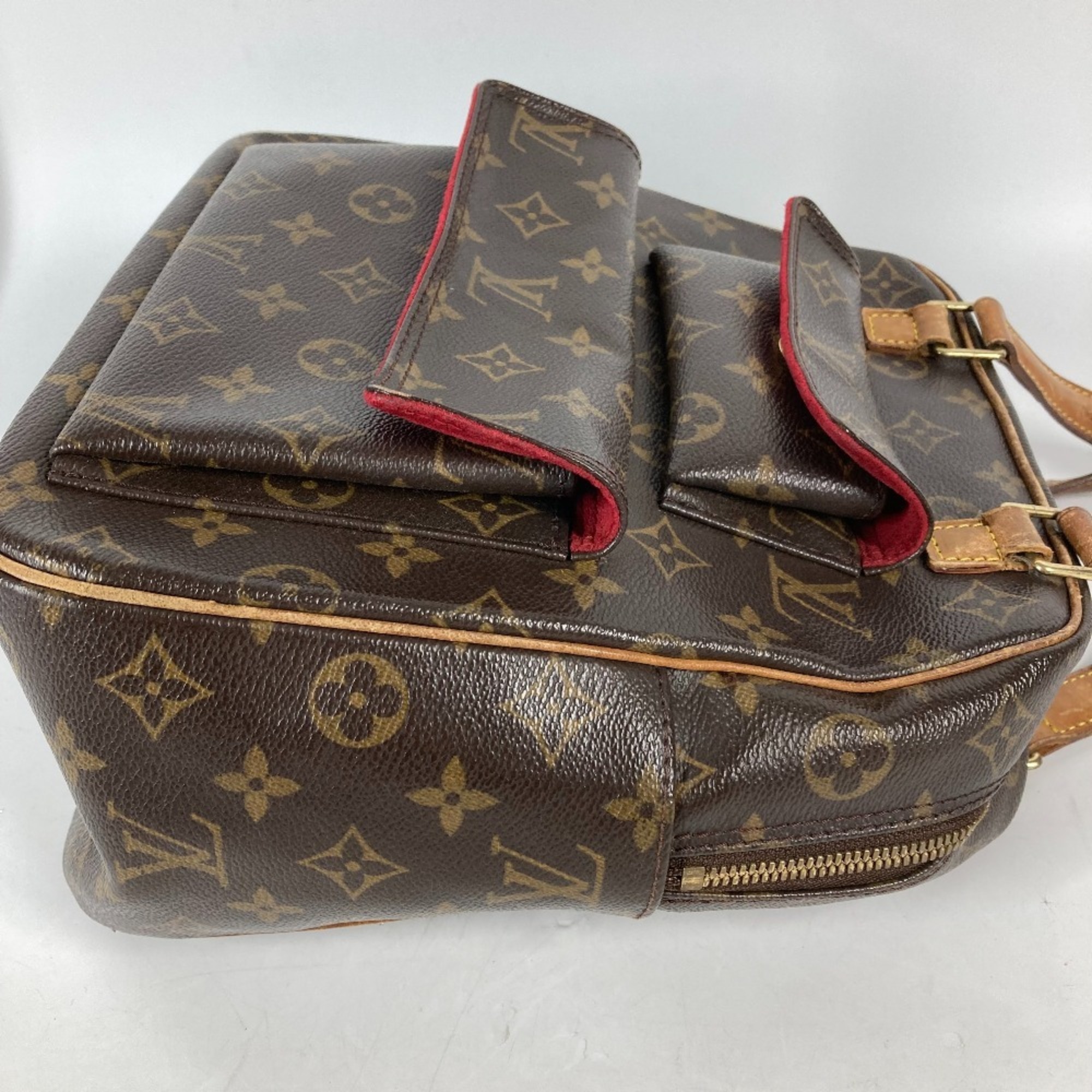 LOUIS VUITTON M51161 Monogram Excentric Cite Tote Bag Handbag Canvas Women's Brown