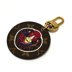 LOUIS VUITTON MP1949 Monogram Yamakansai Portecle Illustre Kabuki Keychain Canvas Women's Brown