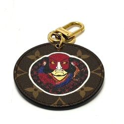 LOUIS VUITTON MP1949 Monogram Yamakansai Portecle Illustre Kabuki Keychain Canvas Women's Brown