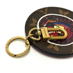 LOUIS VUITTON MP1949 Monogram Yamakansai Portecle Illustre Kabuki Keychain Canvas Women's Brown