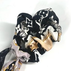 LOUIS VUITTON M68951 Ribbon Scrunchie Be Mindful Hair Tie Silk Women's White