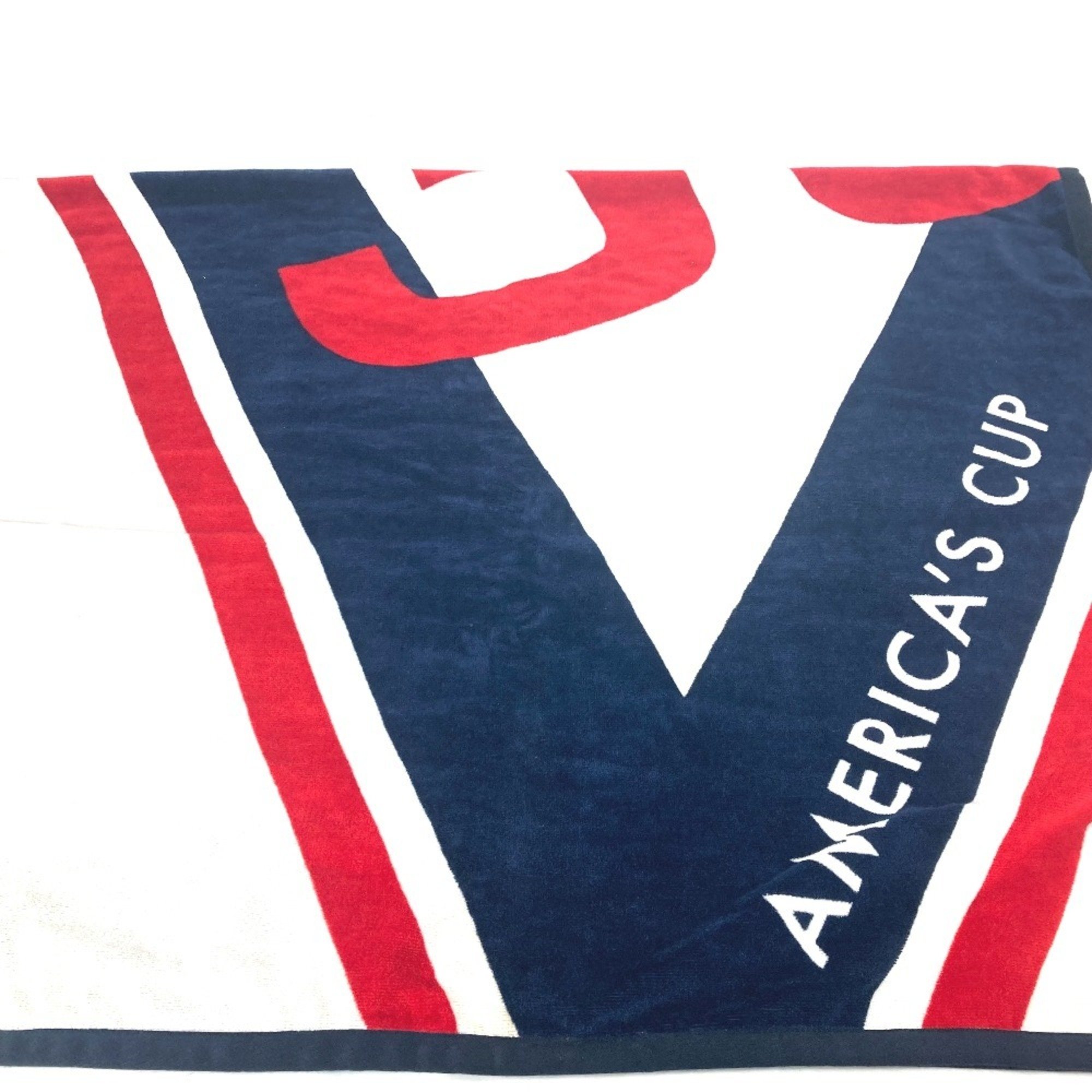 LOUIS VUITTON M70500 Bath Towel, Lap Blanket, Louis Vuitton Cup, LVCUP Beach Cotton, Men's, Navy