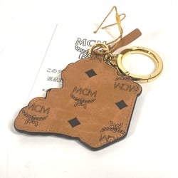 MCM SAMBYPEN collaboration Sam By Pen Rabbit Animal Bag Charm Keychain Leather Men's Brown