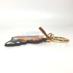 MCM SAMBYPEN collaboration Sam By Pen Rabbit Animal Bag Charm Keychain Leather Men's Brown