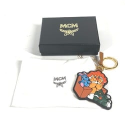 MCM SAMBYPEN collaboration Sam By Pen Rabbit Animal Bag Charm Keychain Leather Men's Brown