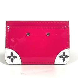 LOUIS VUITTON M67639 Vernis Porte Carte Simple Business Card Holder Pass Case Holder/Card Patent Leather Women's Pink