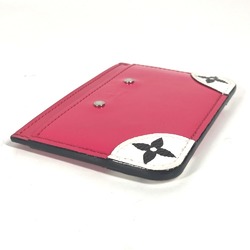 LOUIS VUITTON M67639 Vernis Porte Carte Simple Business Card Holder Pass Case Holder/Card Patent Leather Women's Pink