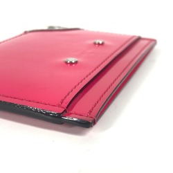 LOUIS VUITTON M67639 Vernis Porte Carte Simple Business Card Holder Pass Case Holder/Card Patent Leather Women's Pink