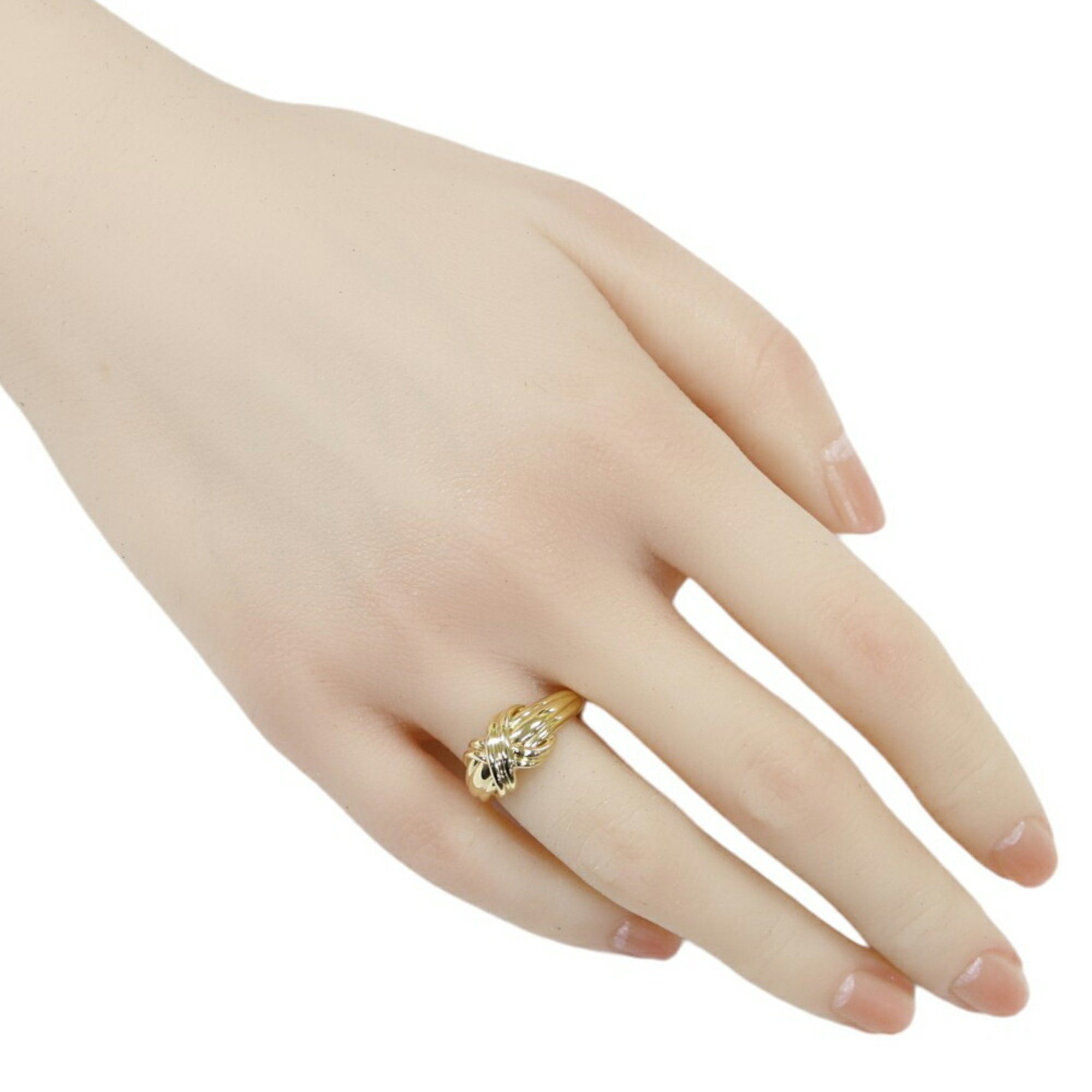 Tiffany Signature Ring, Tiffany, size 11.5, 18k gold, women's, TIFFANY&Co.