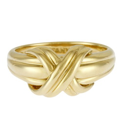 Tiffany Signature Ring, Tiffany, size 11.5, 18k gold, women's, TIFFANY&Co.