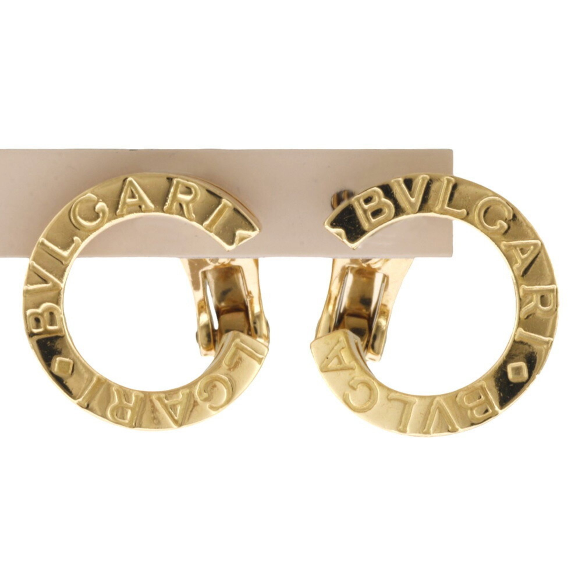 BVLGARI Earrings 18K Gold Women's