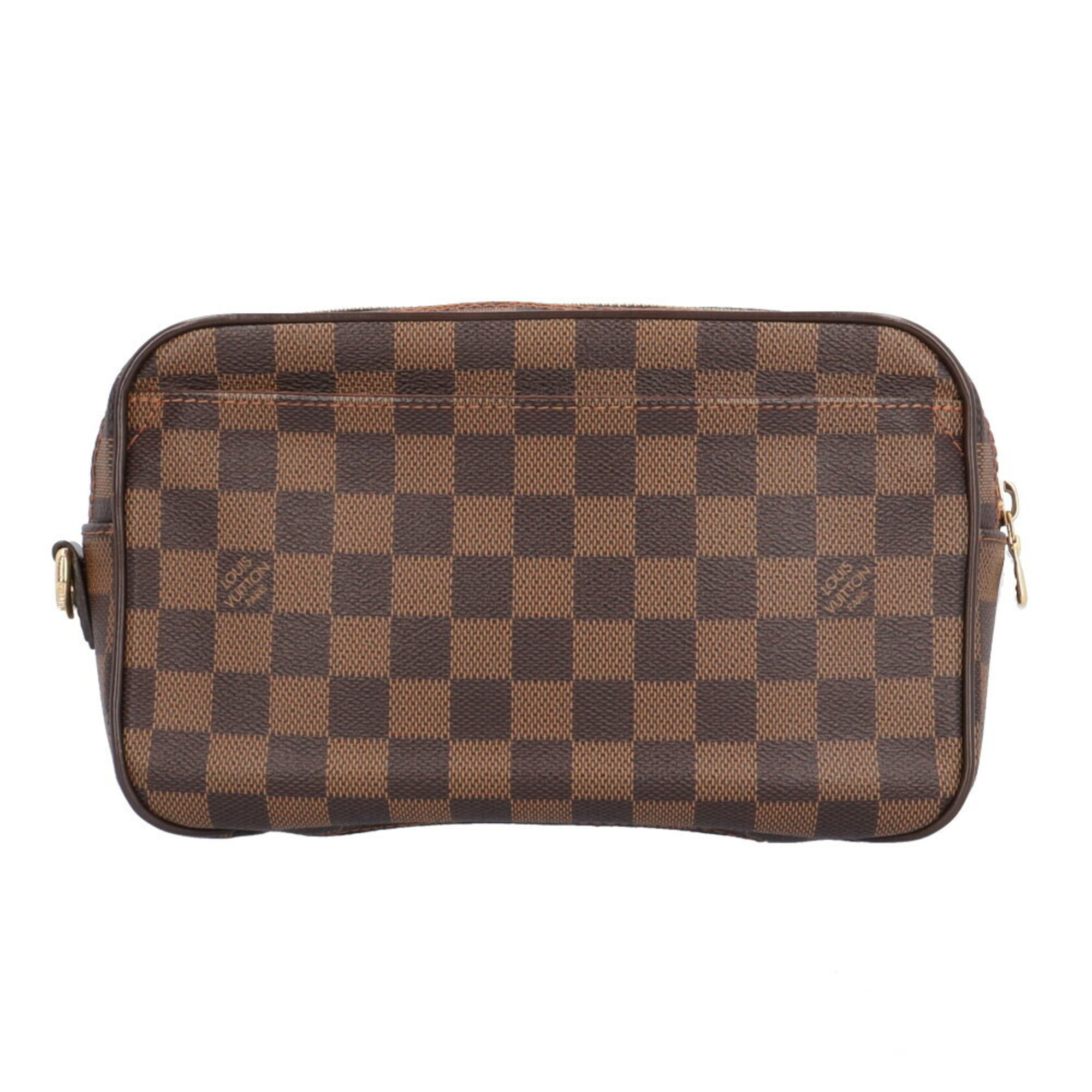 Louis Vuitton Pochette Saint Paul Damier Clutch Bag Canvas N41219 Brown Men's LOUIS VUITTON