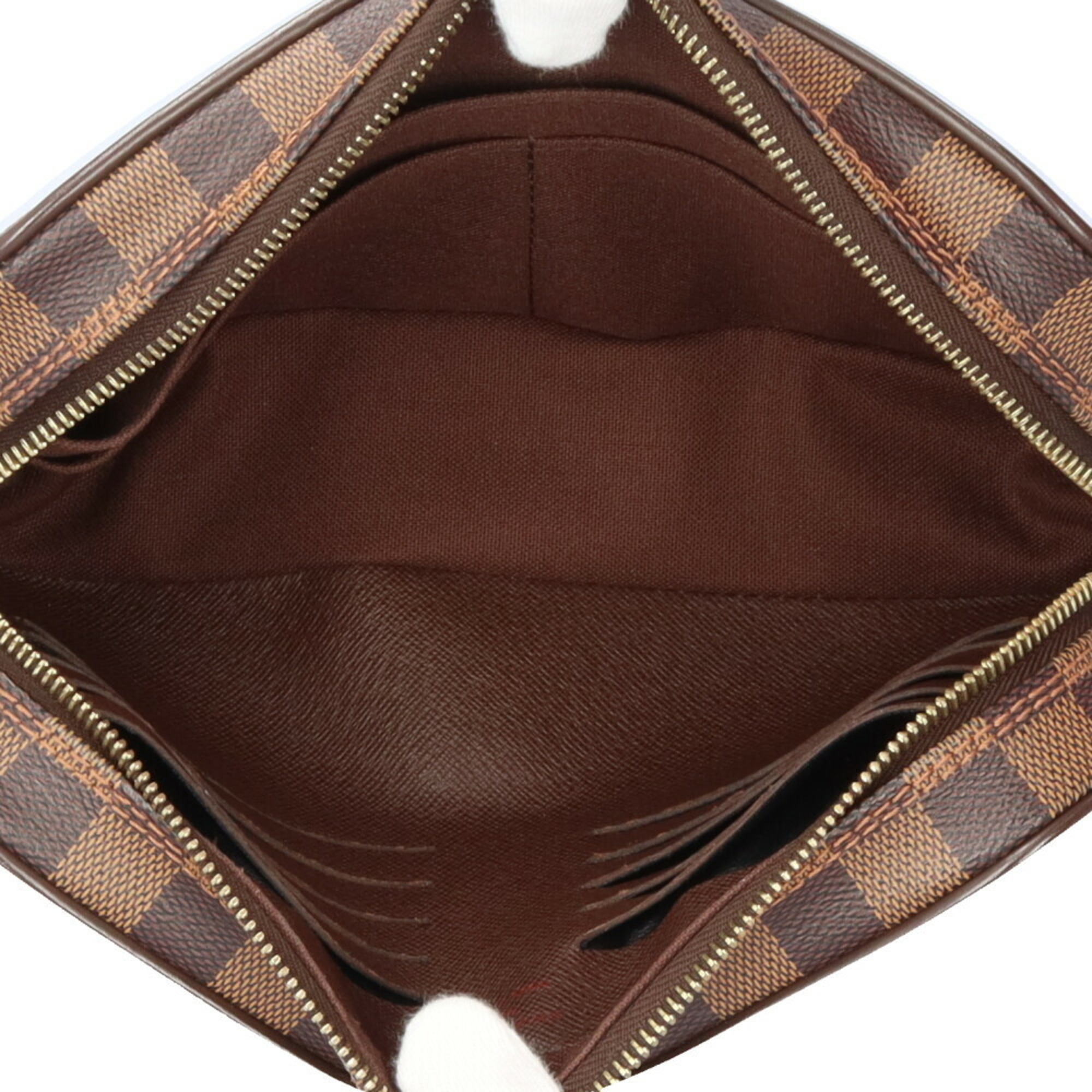 Louis Vuitton Pochette Saint Paul Damier Clutch Bag Canvas N41219 Brown Men's LOUIS VUITTON