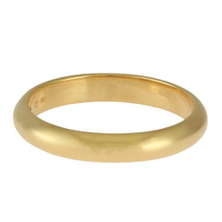 Cartier Wedding Band Ring, Size 16.5, 18K, Unisex, CARTIER