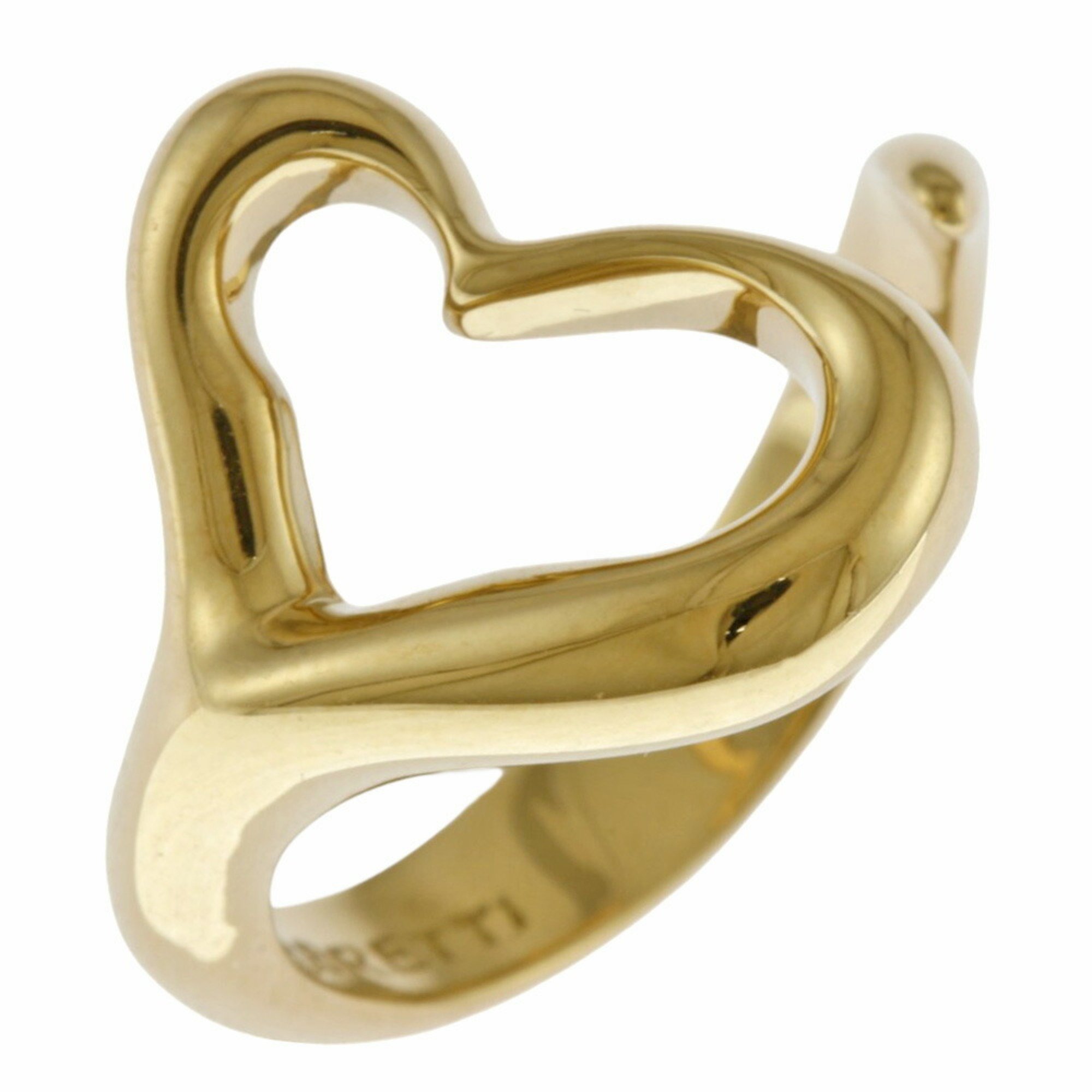 Tiffany Heart Ring, Tiffany, size 12, 18k gold, women's, TIFFANY&Co.