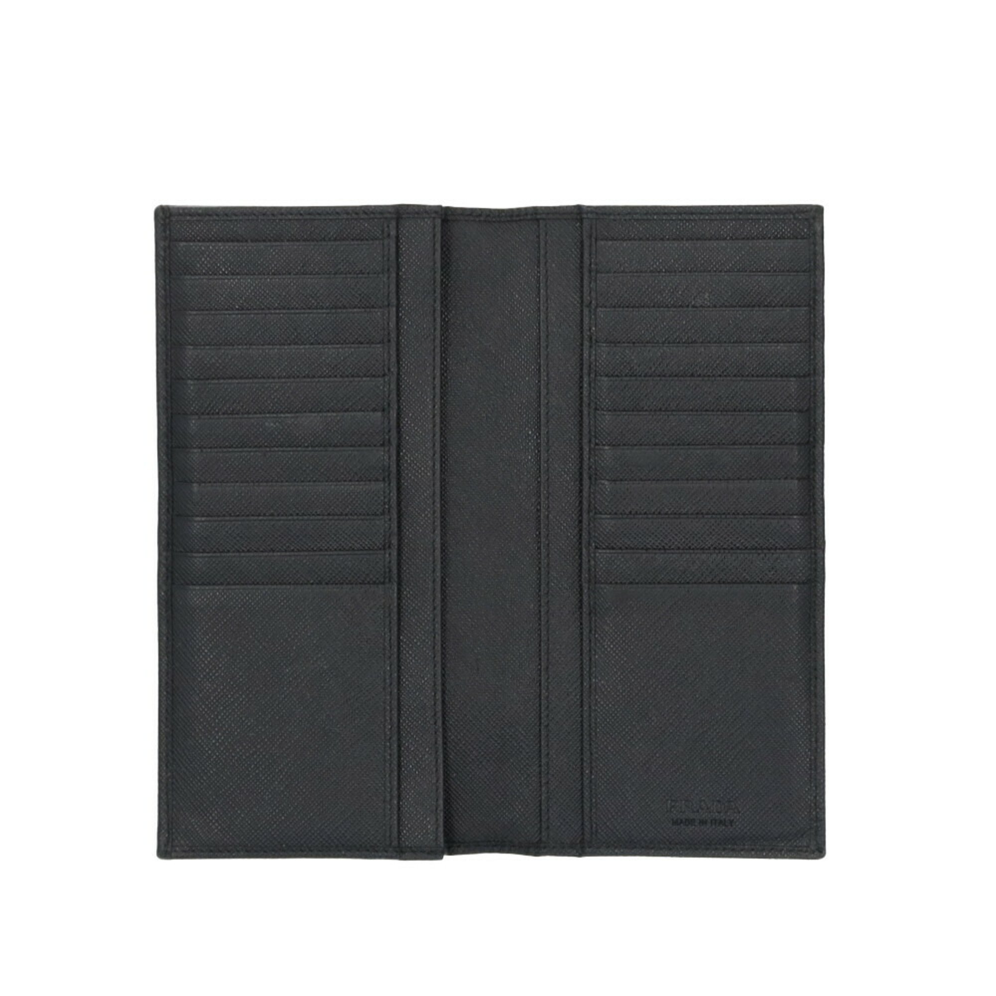 Prada long wallet leather unisex PRADA