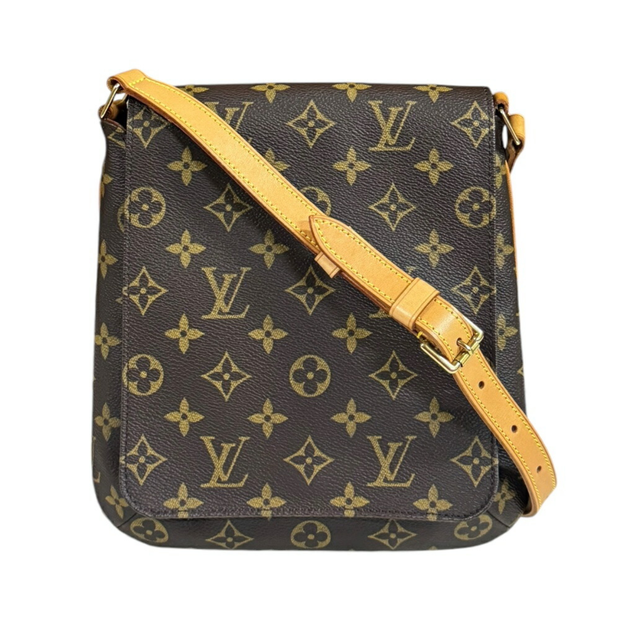 Louis Vuitton Musette Salsa Monogram Shoulder Bag Canvas M51258 Brown Women's LOUIS VUITTON