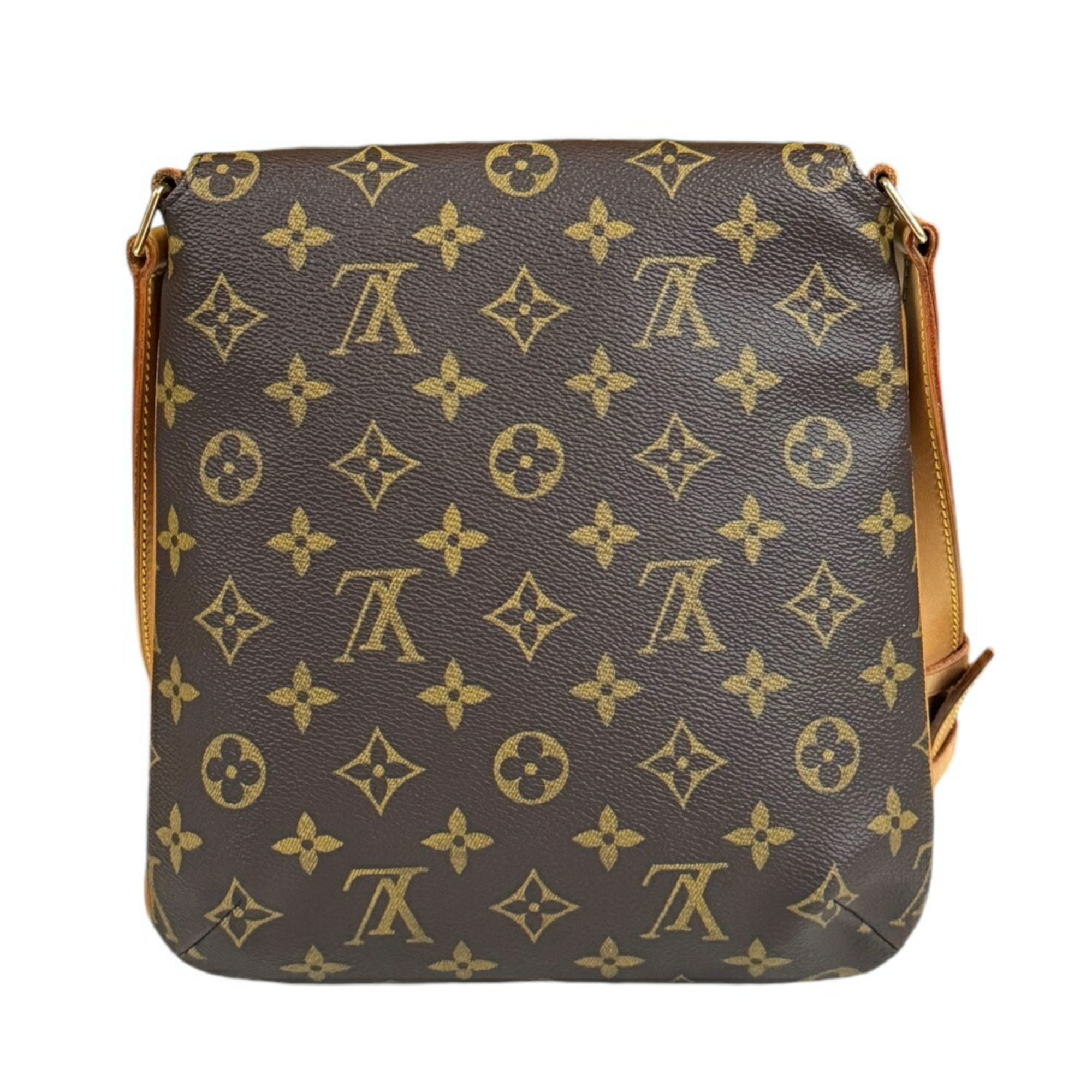 Louis Vuitton Musette Salsa Monogram Shoulder Bag Canvas M51258 Brown Women's LOUIS VUITTON