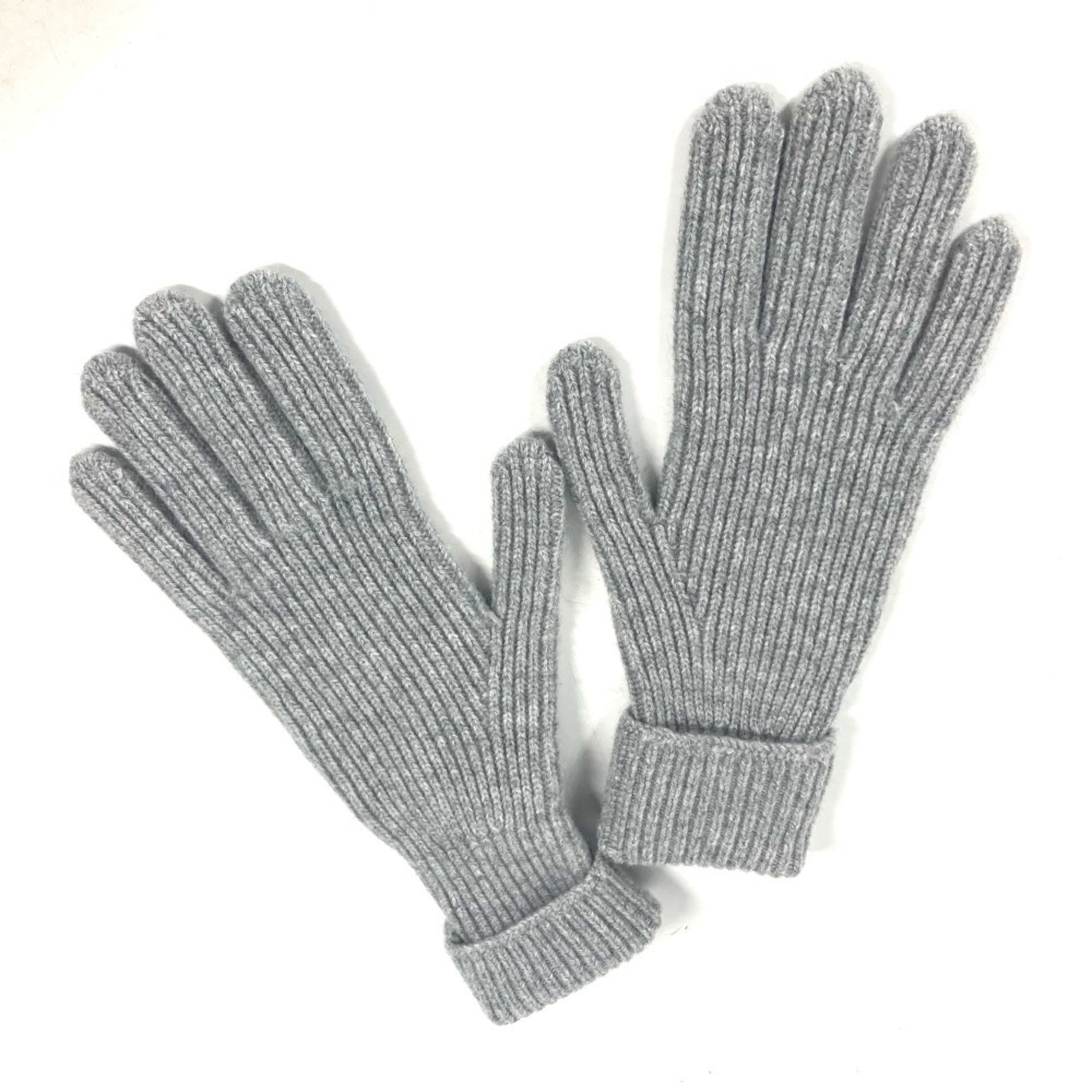 LOUIS VUITTON M79386 Gloves LV Dual Cashmere Women's Gris Clair Grey