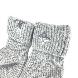 LOUIS VUITTON M79386 Gloves LV Dual Cashmere Women's Gris Clair Grey