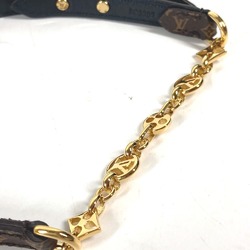 LOUIS VUITTON M8079 Monogram Chain Bangle Bracelet Canvas Women's Brown