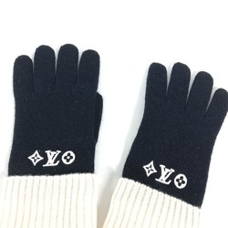 LOUIS VUITTON M77929 Gloves LV Headline Wool Women's Black