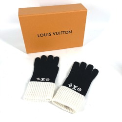 LOUIS VUITTON M77929 Gloves LV Headline Wool Women's Black