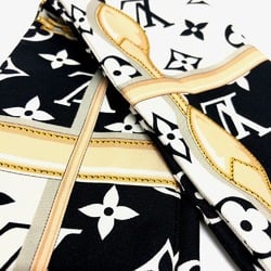 LOUIS VUITTON M78656 Monogram Bandeau Confidential Handkerchief Scarf Silk Women's Noir Black