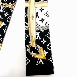 LOUIS VUITTON M78656 Monogram Bandeau Confidential Handkerchief Scarf Silk Women's Noir Black