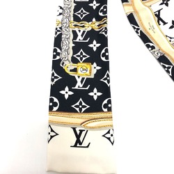 LOUIS VUITTON M78656 Monogram Bandeau Confidential Handkerchief Scarf Silk Women's Noir Black