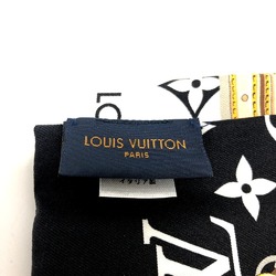 LOUIS VUITTON M78656 Monogram Bandeau Confidential Handkerchief Scarf Silk Women's Noir Black