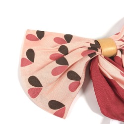 LOUIS VUITTON M74434 Ribbon-shaped heart design, single piece, silk scarf, women's, pink