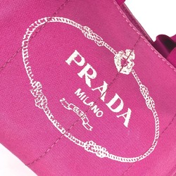 PRADA Prada Canapa Handbag Tote Bag Canvas Women's Pink