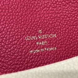 LOUIS VUITTON Louis Vuitton Unknown Pochette Rivet MM Glasses Case Pen Pouch Taurillon Women's Beige