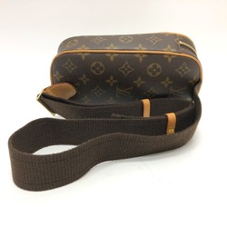 LOUIS VUITTON M51870 Pochette Ganjou Waist Bag Monogram Canvas Women's Brown