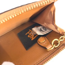 MCM SAMBYPEN Collaboration Sam By Pen Rabbit Visetos Wallet Coin Purse Wallet/Coin Case Leather Men's Brown