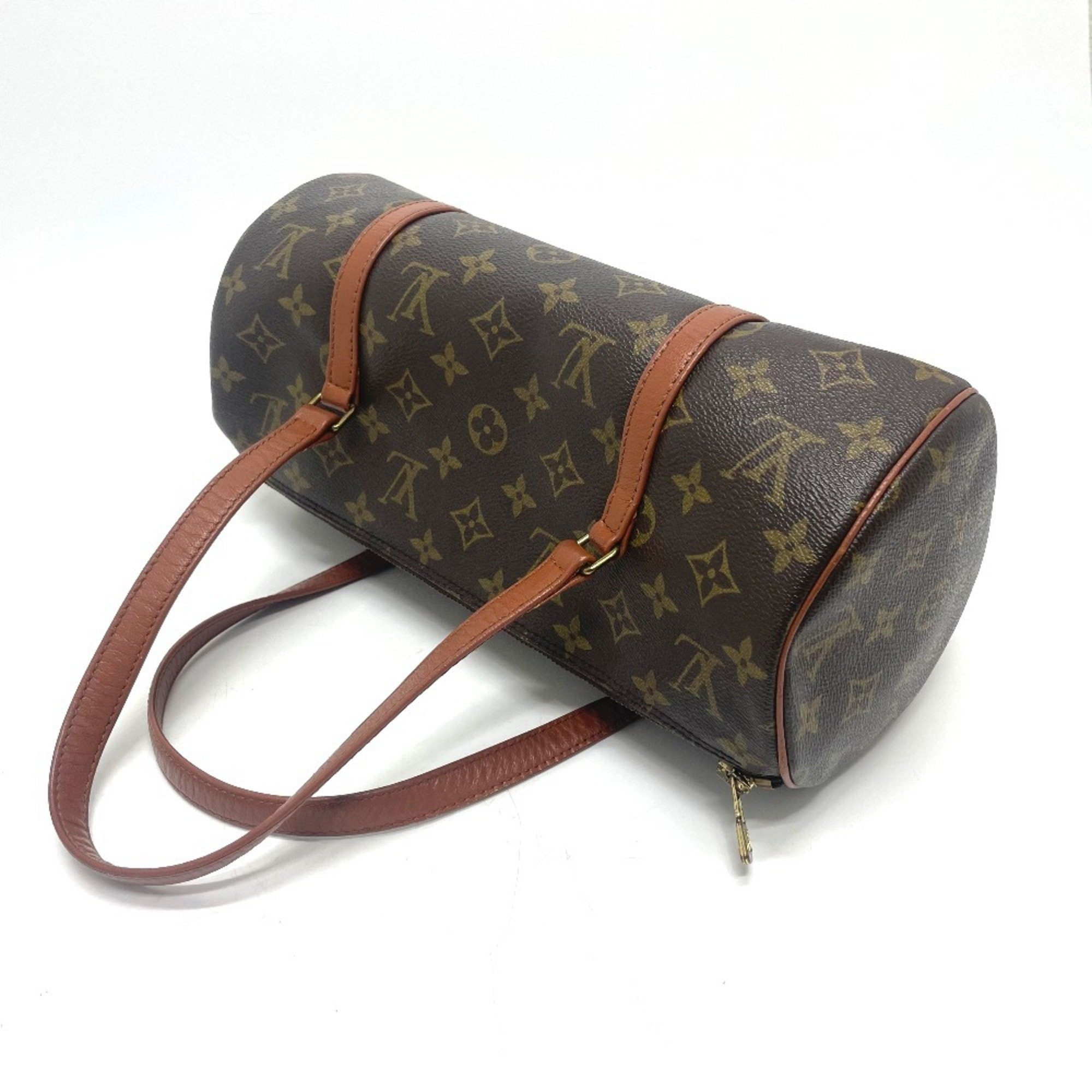 LOUIS VUITTON M51365 Monogram Papillon 30 Shoulder Bag Canvas Women's Brown