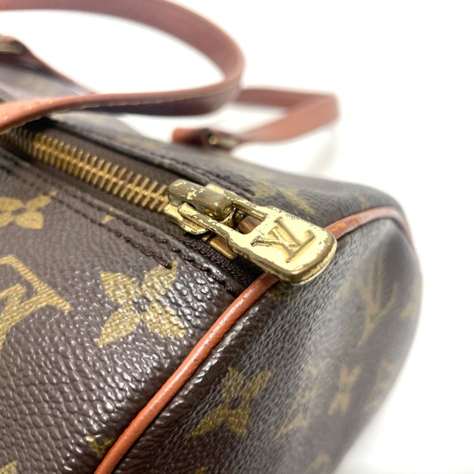 LOUIS VUITTON M51365 Monogram Papillon 30 Shoulder Bag Canvas Women's Brown