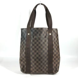 LOUIS VUITTON N52006 Damier Cabas Bobur Shoulder Bag Tote Canvas Women's Ebene Brown