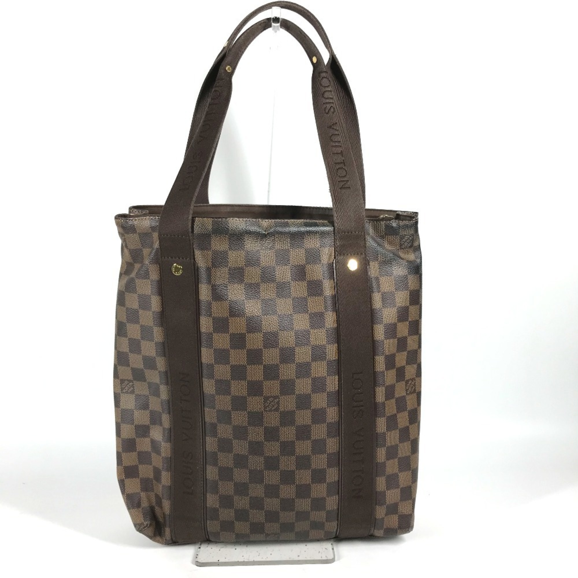 LOUIS VUITTON N52006 Damier Cabas Bobur Shoulder Bag Tote Canvas Women's Ebene Brown