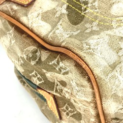 LOUIS VUITTON M95772 Monogram Fleurage Denim Takashi Murakami Jasmine Shoulder Bag Boston Tote Women's Khaki