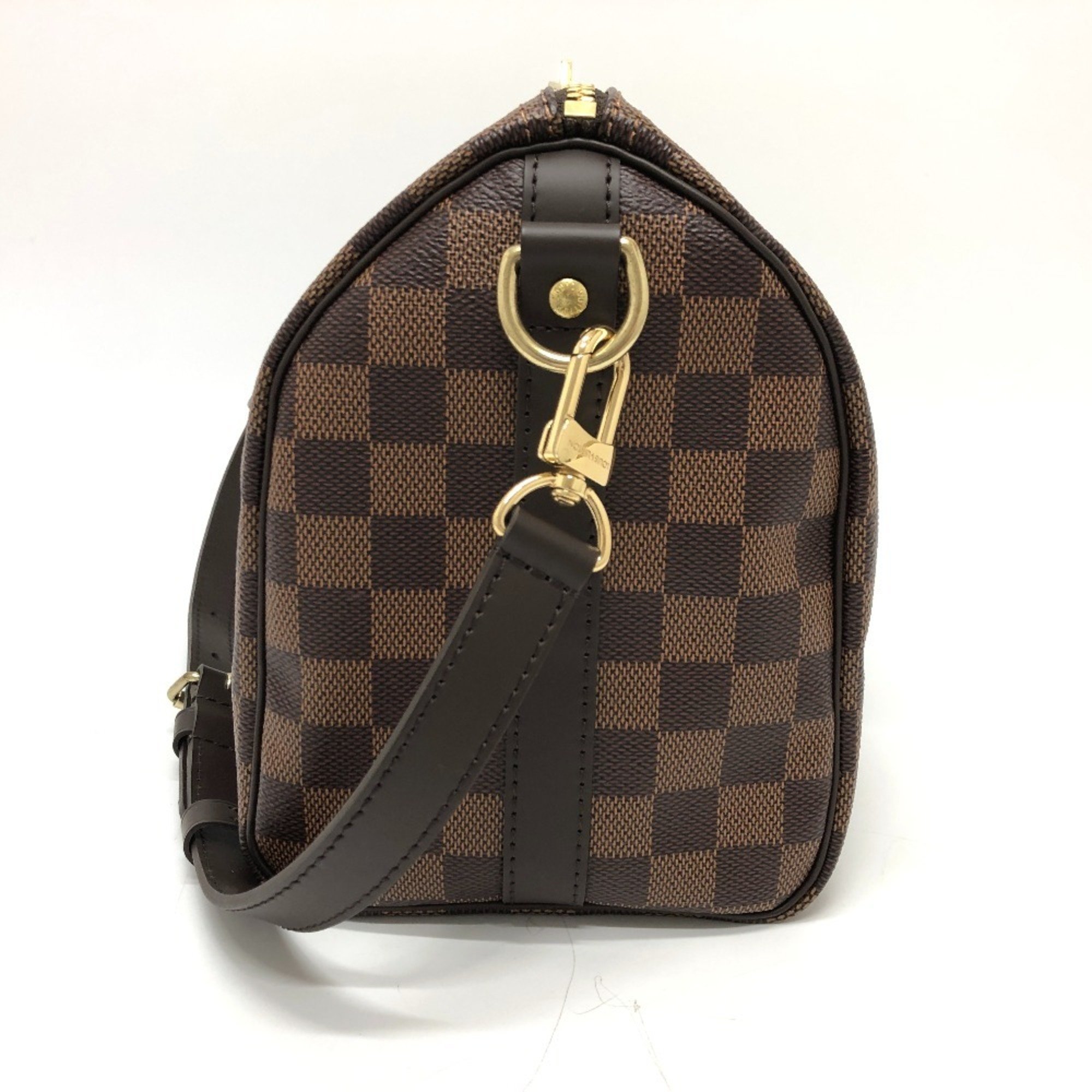 LOUIS VUITTON N41368 Speedy Bandouliere 25 Boston Bag Damier Canvas Women's Ebene Brown