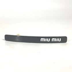 MIUMIU Miu Hair Barrette Plastic Women's Black