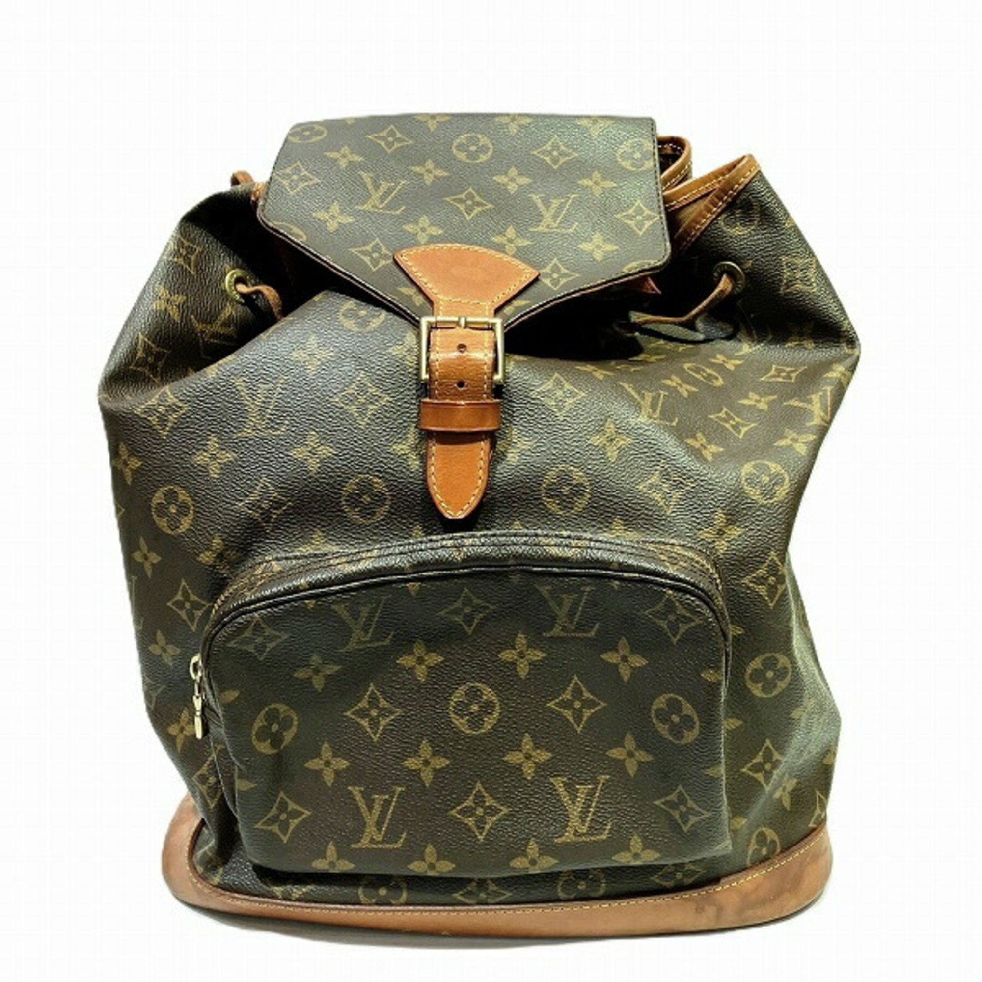 Louis Vuitton Monogram Montsouris GM M51135 Bags Backpacks Men's Women's